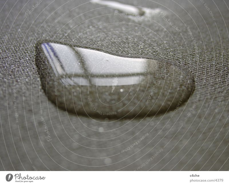 water drops Near Reflection Light Gray Thread Things Water Drops of water fabric base