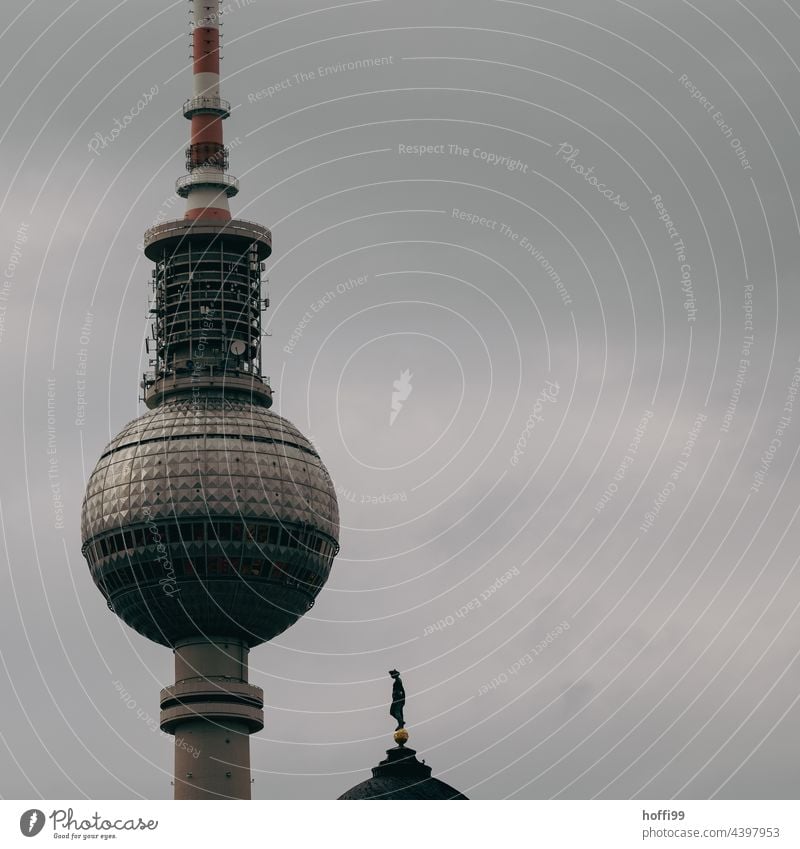 Berlin Television Tower Berlin TV Tower Landmark television tower Capital city Monument Downtown Berlin Alexanderplatz Television tower Tourist Attraction
