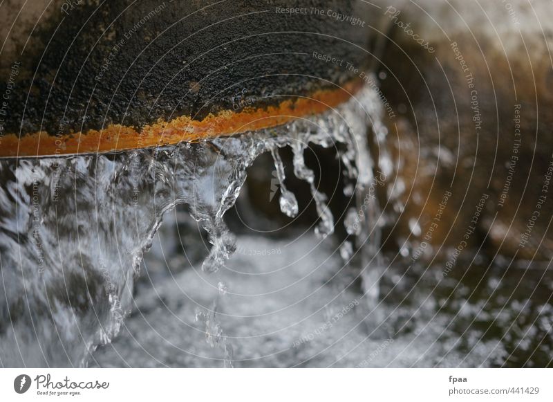 A moment in the river Elements Water Drops of water Spring Summer Autumn River Waterfall Stone Stripe Looking Authentic Sharp-edged Simple Firm Fluid Fresh Cold