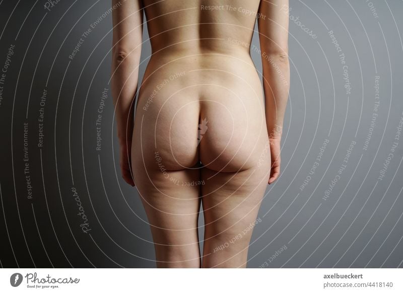 naked woman, buttocks, Stock Photo, Picture And Rights Managed