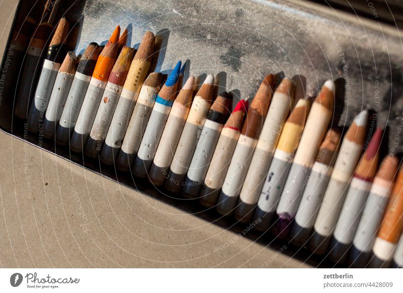 Crayon remnants variegated crayon Colour colored color calibration colour samples colour spectrum Color gradient Colour value Graphic artist illustrator