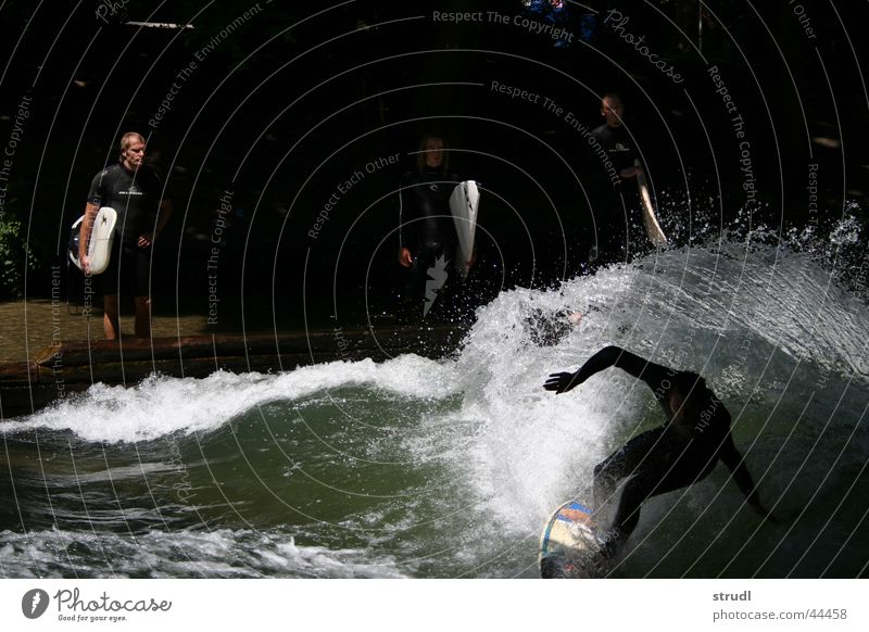 Shweeeowwww again Eisbach Munich Brook Waves Surfing Dangerous Wet Inject Sports EOS babatunde Water River Threat cutback