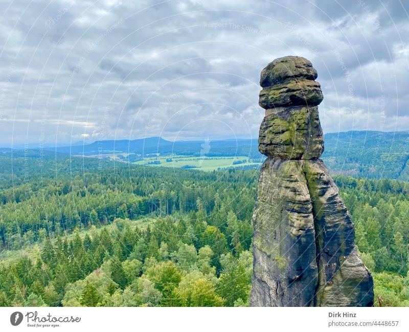 The Barbarine at the Pfaffenstein in the Elbe Sandstone Mountains barbaric Königsstein Vacation & Travel Saxon Switzerland Elbsandstone mountains Relaxation