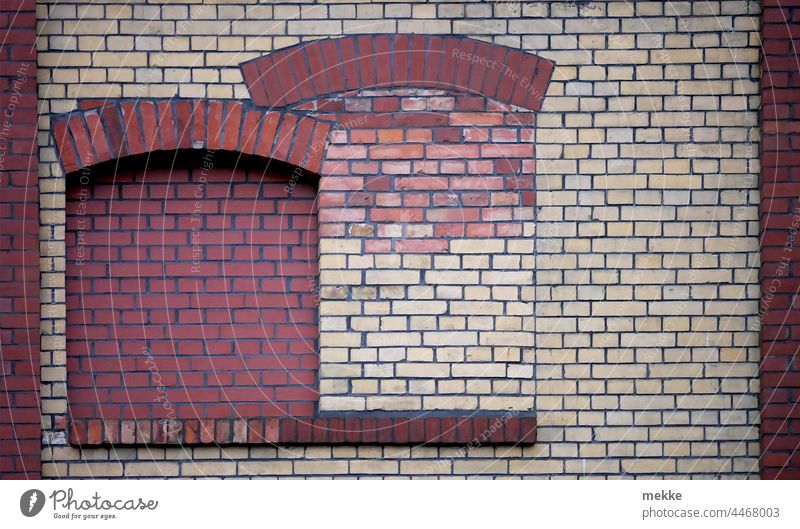 Beautifully clinkered windows Window House (Residential Structure) Facade Building Wall (building) Manmade structures Town Closed locked bricked up