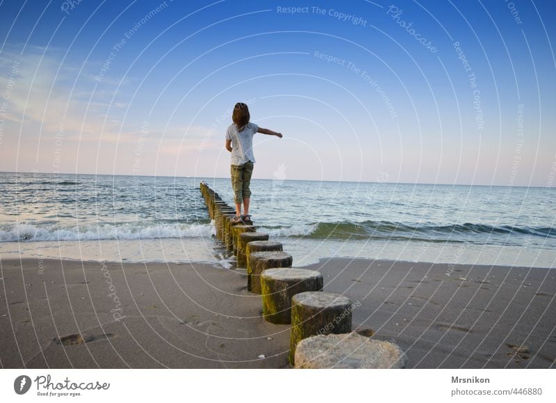 groyne Joy Harmonious Well-being Contentment Calm Meditation Fragrance Leisure and hobbies Vacation & Travel Summer Summer vacation Beach Ocean Human being