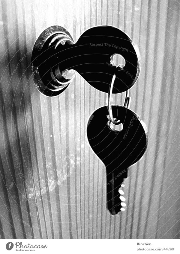 bunch of keys Key Hang Light Living or residing Black & white photo Shadow