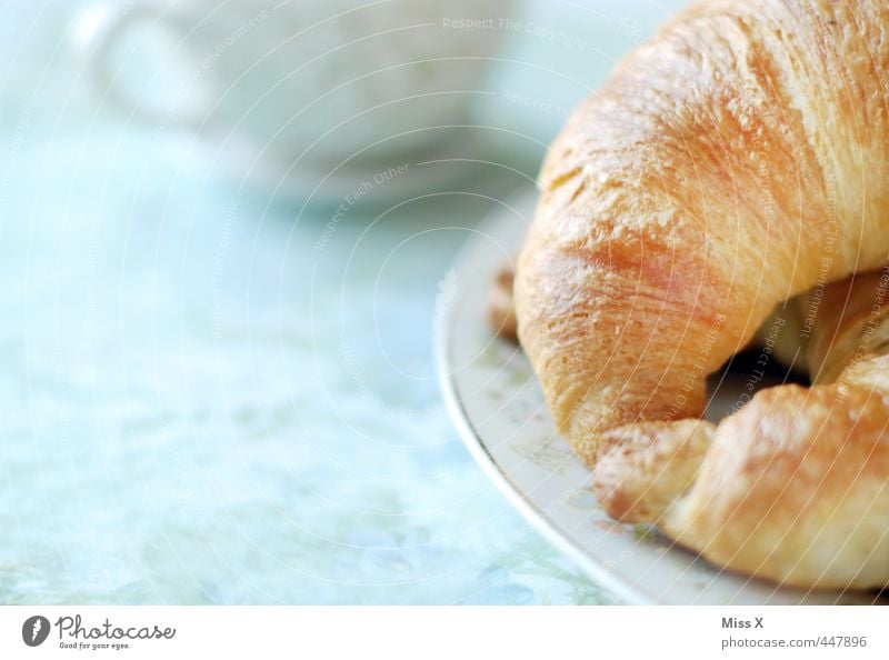 breakfast Food Croissant Nutrition Breakfast To have a coffee Buffet Brunch Beverage Cup Delicious Sweet Breakfast table Meal Café Bakery Edge of a plate