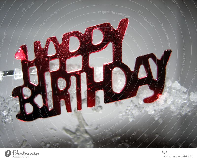 - HAPPY BIRTHDAY Red Salutation Good happy birthday Characters Feasts & Celebrations Old All