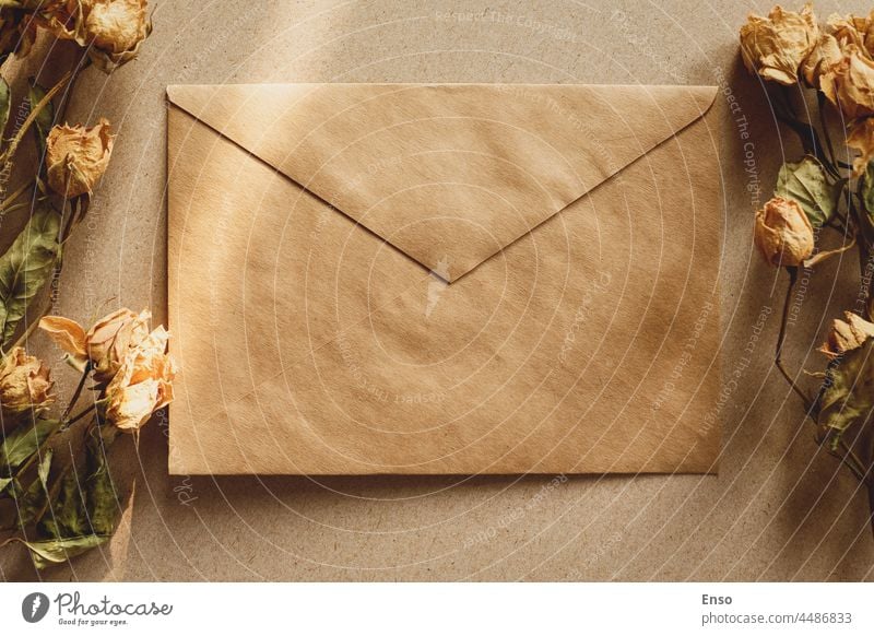 large brown envelope address template