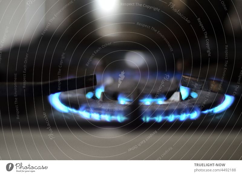 They are still burning happily on the stove: the gas flames from two superimposed burner heads for larger pots or pans. But gas is supposed to become expensive now.