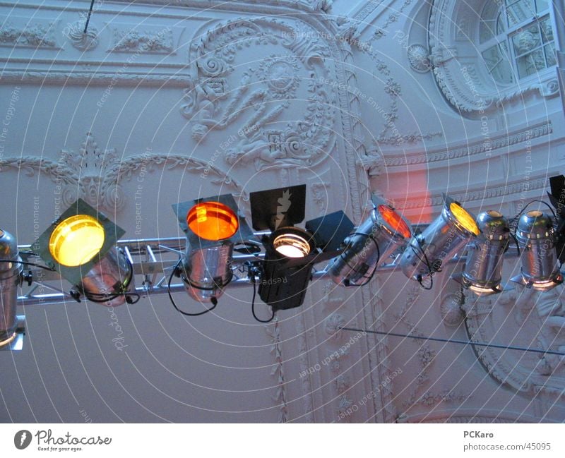 limelight Shows Concert Stucco ceiling Light Multicoloured Event Stage lighting Architecture Floodlight Colour Elegant