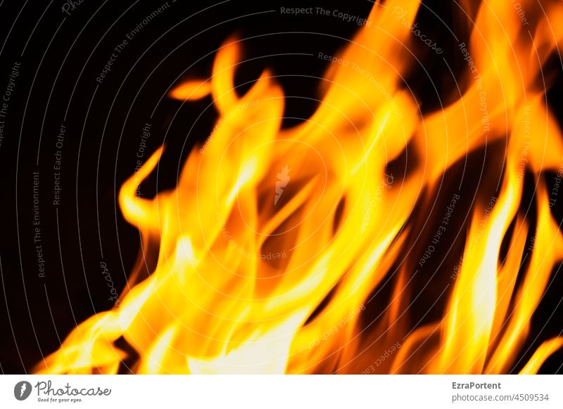 Flame (blurred) Fire Blaze Yellow Orange Burn Warmth Hot Dangerous