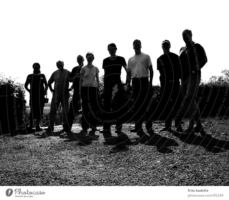 tengerin doo Back-light Group Black & white photo