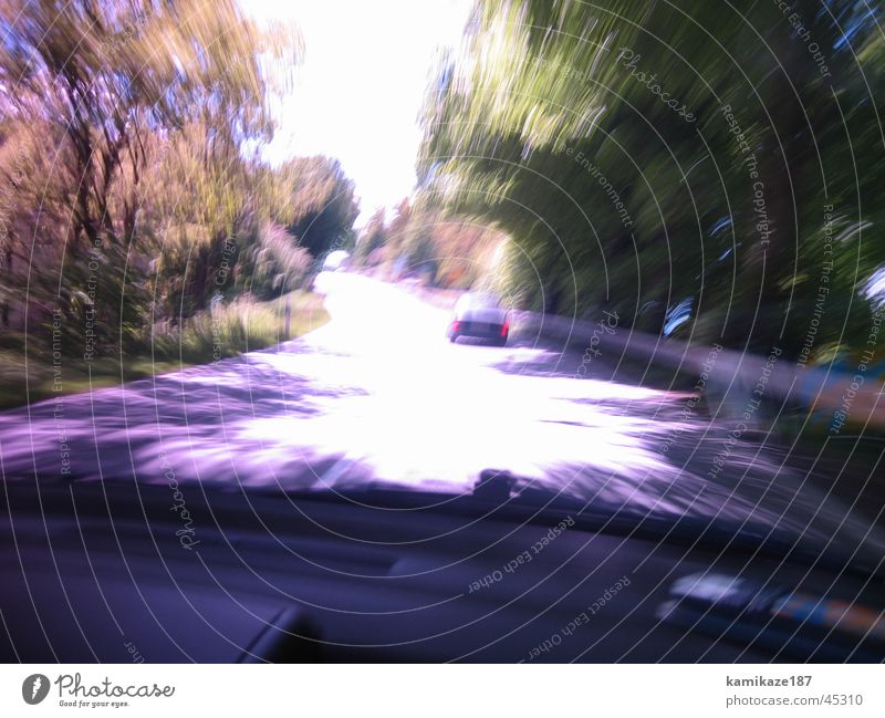 speed Country road In transit Speed Transport light tunnel Distorted Colour