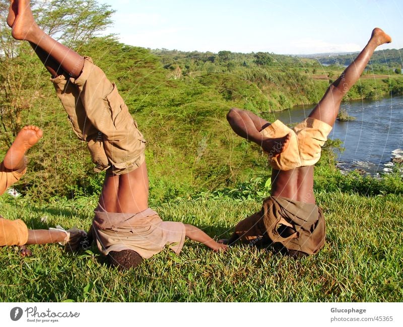 exuberance Africa Child Go crazy Gymnastics Kenya Boy (child) Exuberance Black Joy Recklessness Enthusiasm Life Happiness Leisure and hobbies Romp Passion