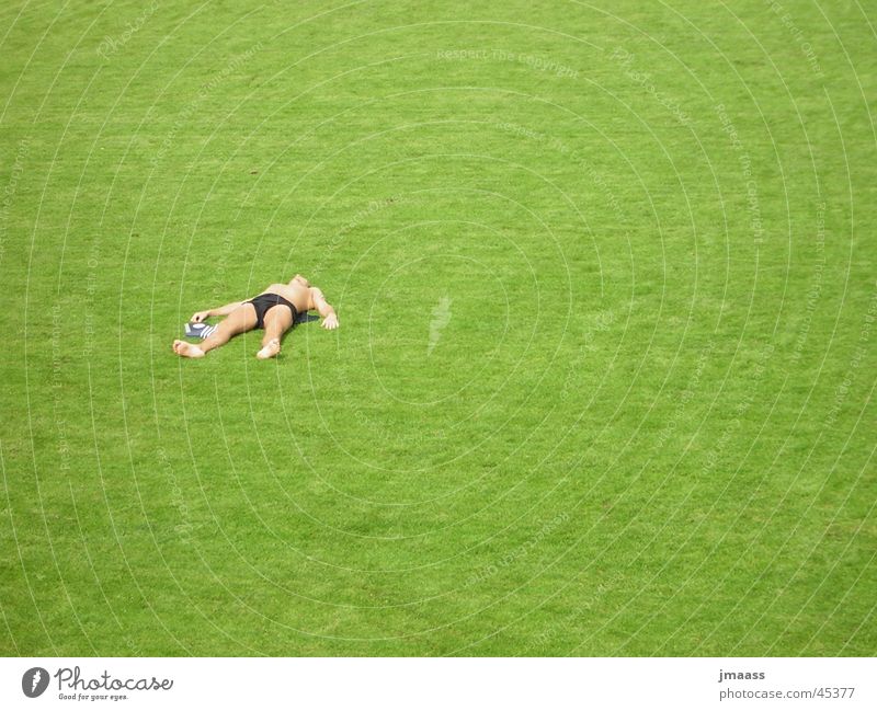 Sasha Grass Man Sunbathing Lie Loneliness