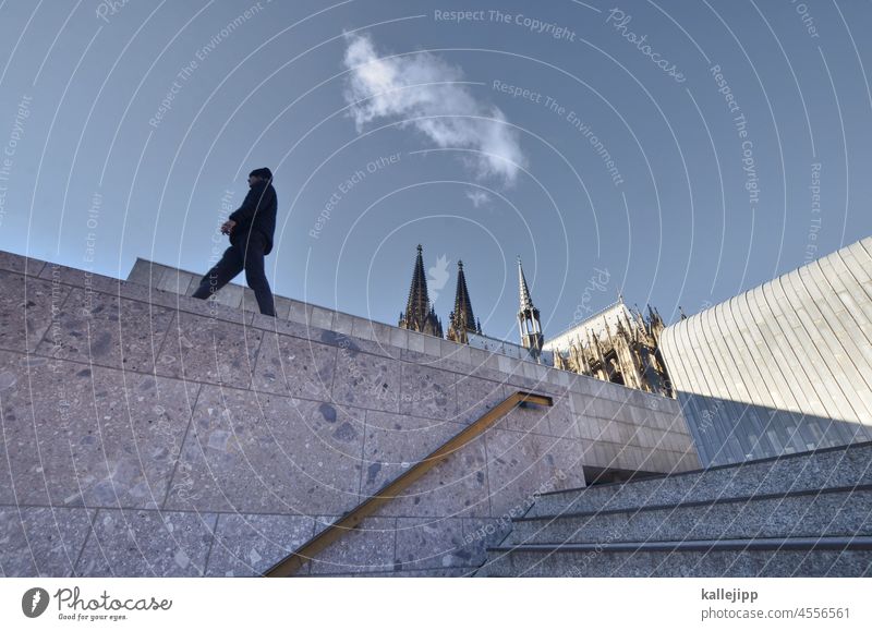 dom record player Dome Cologne Cologne Cathedral dom plate Human being Walking Going Tourist Attraction Landmark Colour photo Downtown Church