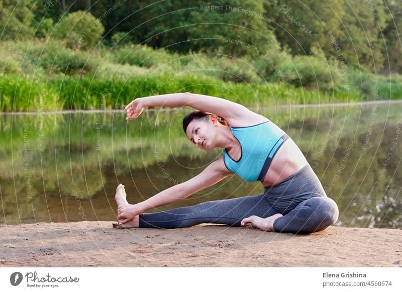 Yoga Girl Stock Photo, Picture and Royalty Free Image. Image