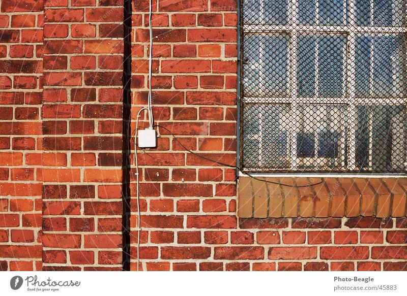 Bricks 3-4 Wall (barrier) Wall (building) Background picture Stone wallpapers bricks red brick red-brick window Brick wall