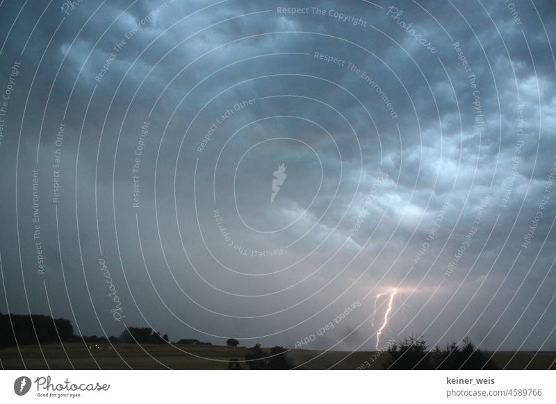 thunderstorm with lightning Thunder and lightning lightning bolt Lightning bolt country rain down somber Storm clouds peril Dangerous