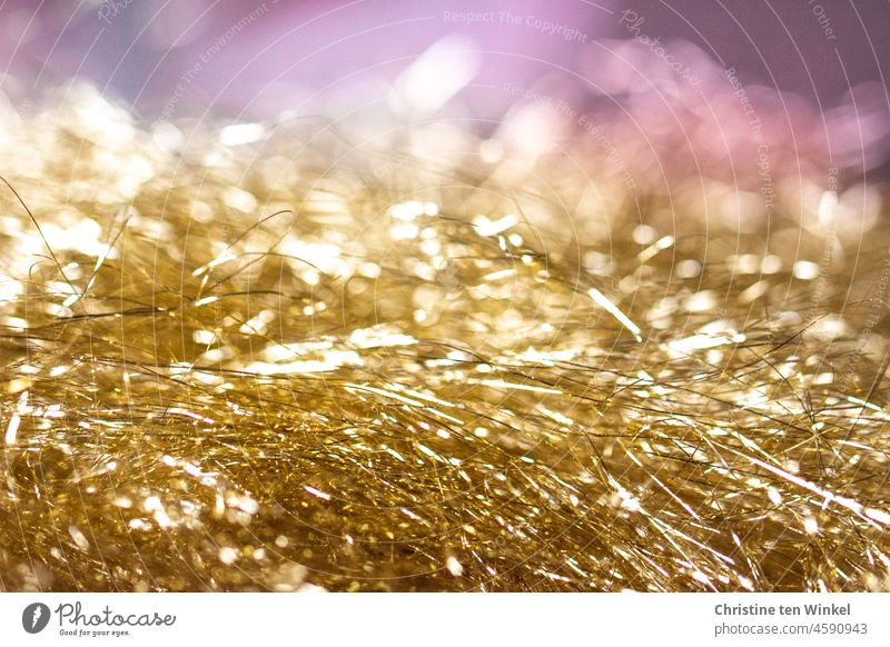 Glittering Golden Paint Wave Pattern High-Res Stock Photo - Getty Images