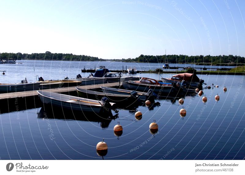Bööte Watercraft Vacation & Travel Footbridge Sky Sweden Blue Sun