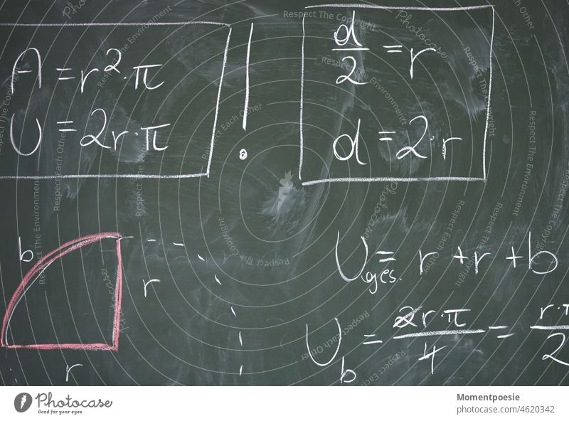 college physics chalkboard