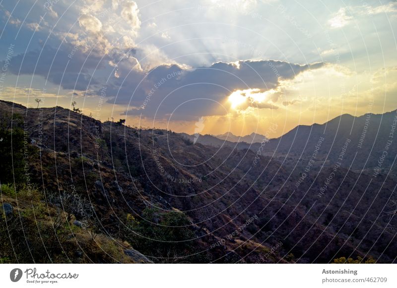 the sun is going down! Environment Nature Landscape Plant Air Sky Clouds Horizon Sun Sunrise Sunset Sunlight Summer Weather Beautiful weather Warmth Grass