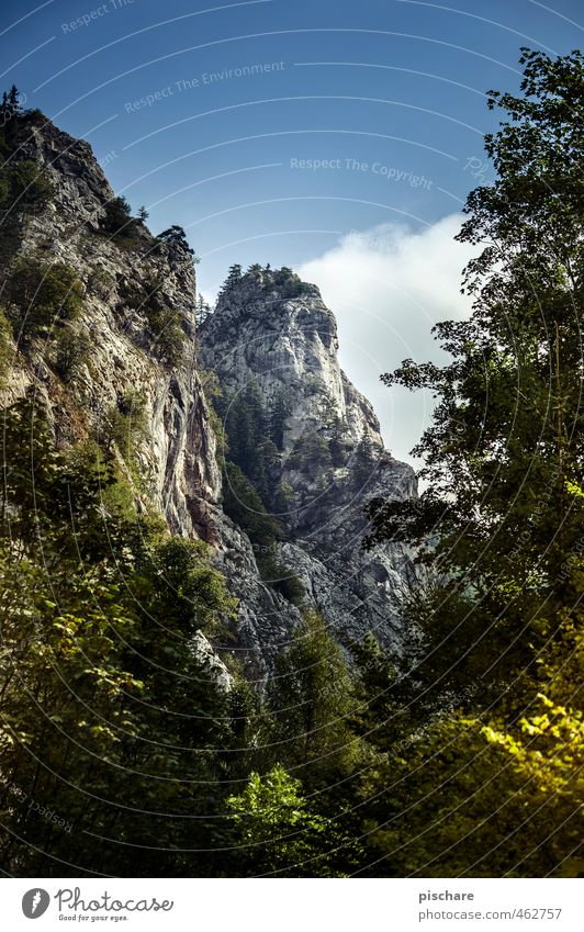 mountain Nature Landscape Rock Mountain Peak Natural Adventure Colour photo Exterior shot Day Light Shadow Shallow depth of field Panorama (View)