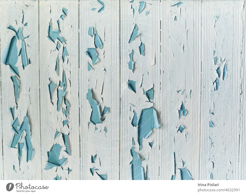 Old Shabby Wooden Planks With Cracked Color Paint Background Light