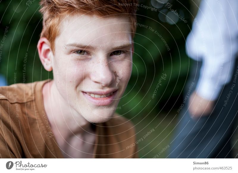 Red Hair Lifestyle Summer Human being Masculine Young man Youth (Young adults) 1 13 - 18 years Child Nature Beautiful weather Red-haired Short-haired Laughter