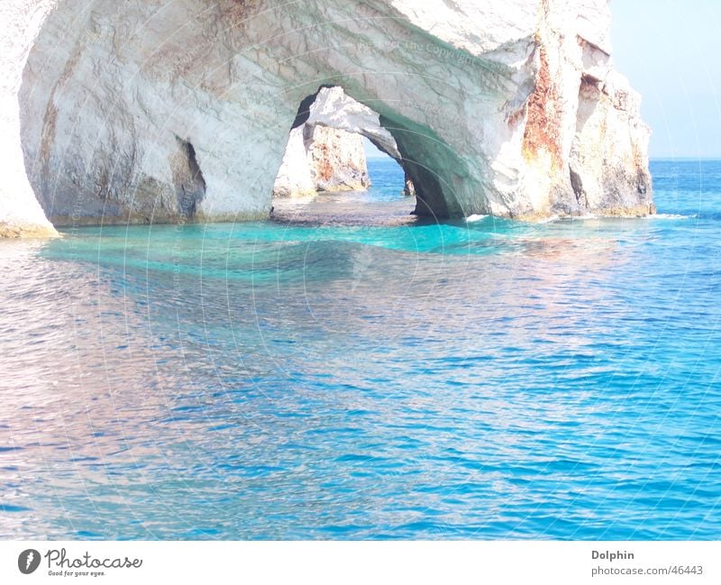 holiday mood Ocean Cave Vacation & Travel Beautiful Greece Zakynthos Gorgeous Restorative Exterior shot Blue Island Landscape