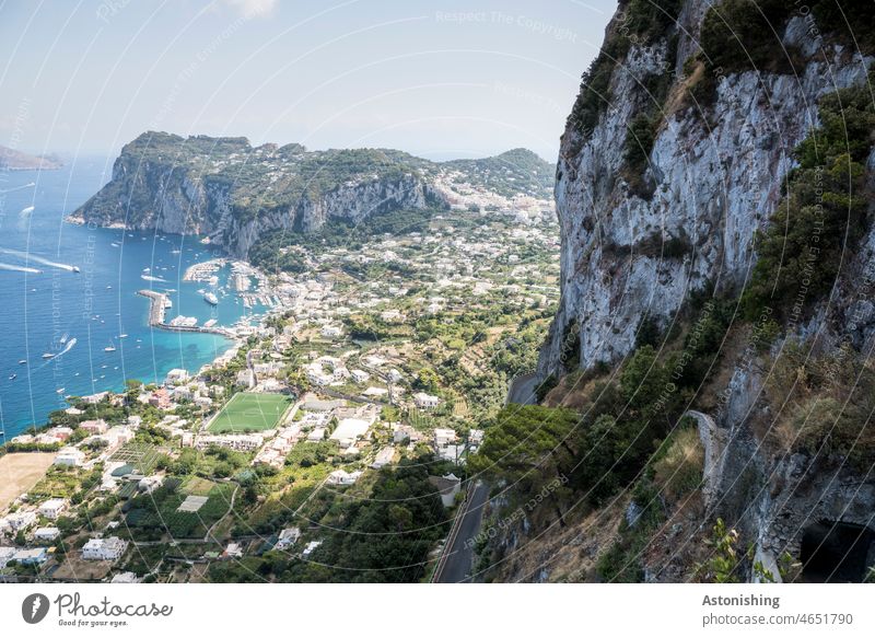 View of the Faraglioni rocks, Capri, Italy - a Royalty Free Stock