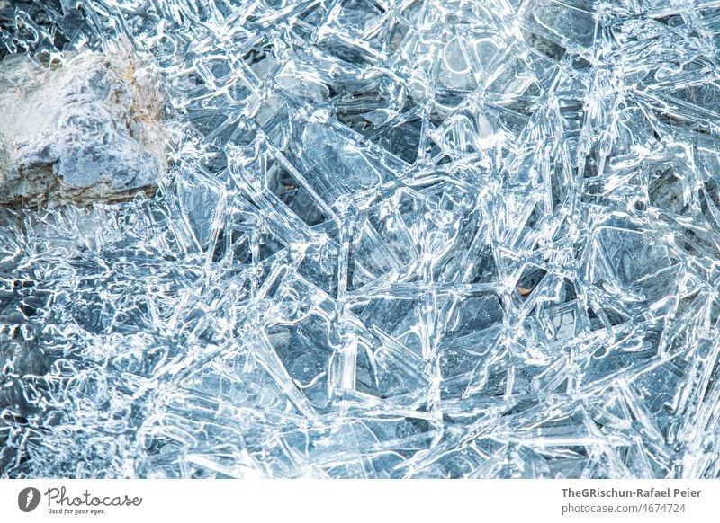 ice crystals Winter Cold Pattern Frozen Water Ice Exterior shot Nature