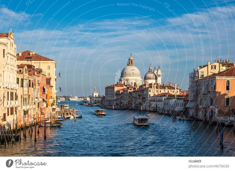 View of the church of Santa Maria della Salute in Venice, Italy Church Town Architecture Baroque House (Residential Structure) Building Historic Old
