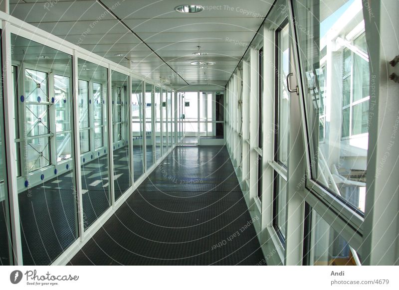 Stairway Munich Photographic technology Airport Corridor