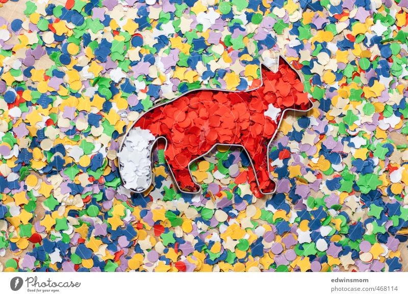 Creativity. Confetti. Ideas. Fox. Joy Leisure and hobbies Playing Handicraft Decoration Children's room Party Autumn Kitsch Odds and ends Discover Looking