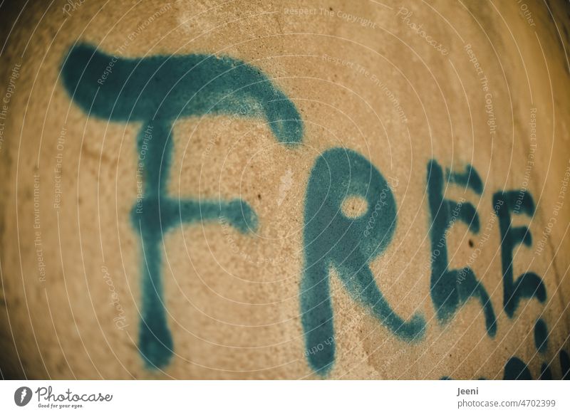 Free | Lost Land Love Freedom Emotions Word Graffiti Capital letter Wall (building) Daub Letters (alphabet) Typography Wall (barrier) Text English Communication