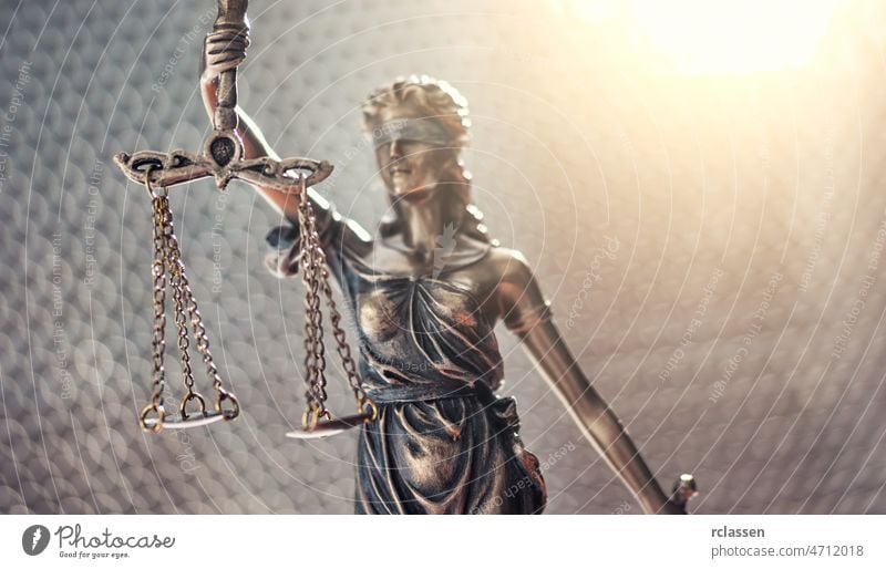Statue of Justice symbol, legal law concept image admonition attorney balance blind book bronze business court court building courtroom crime debt female figure