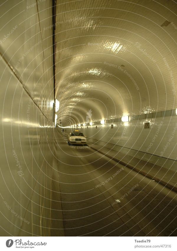 old Elbe tunnel Hamburg Taxi Tunnel Europe Car Street St Pauli-Elbtunnel Architecture