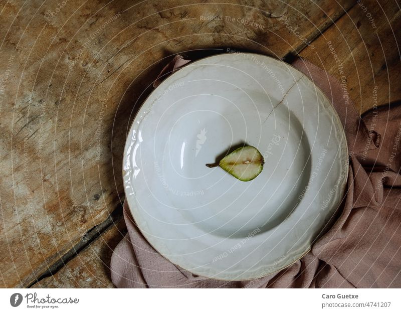 still life of seasonal pears ecologic Ecological Fruta de temporada Cloth sack Peras Pears Food photography Still Life food styling Fruit