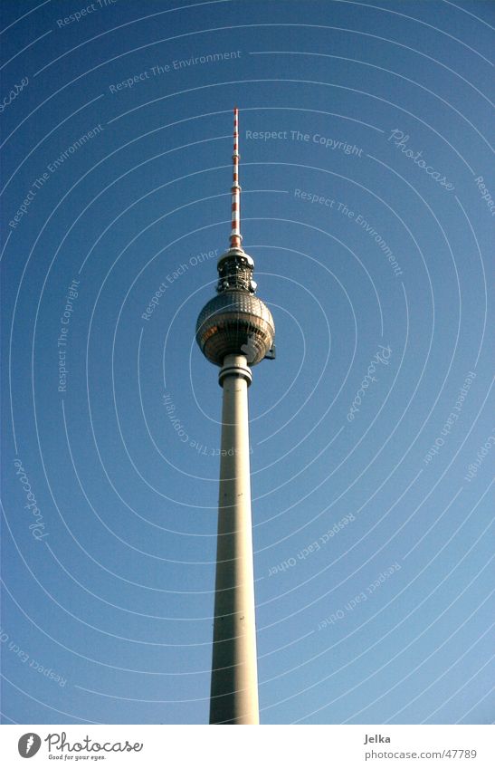 Berlin Television Tower Tall Television tower towers television towers Colour photo
