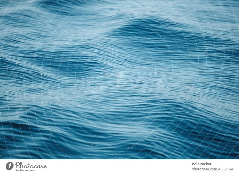 #A0# Water surface Surface of water Water reflection Watercolor ocean oceanic Blue Waves Undulation Wave action wave Ocean Swell Sea water Soft