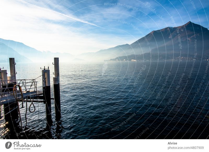 2021 12 30 Bellagio jetty and lake landscape travel sunset tourism italy nature mountain water como sky colorful beautiful scenery view europe summer scenic