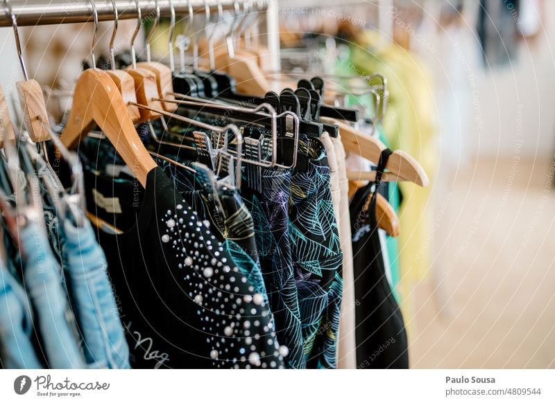 Colorful Clothes Hangers Stock Photo, Picture and Royalty Free