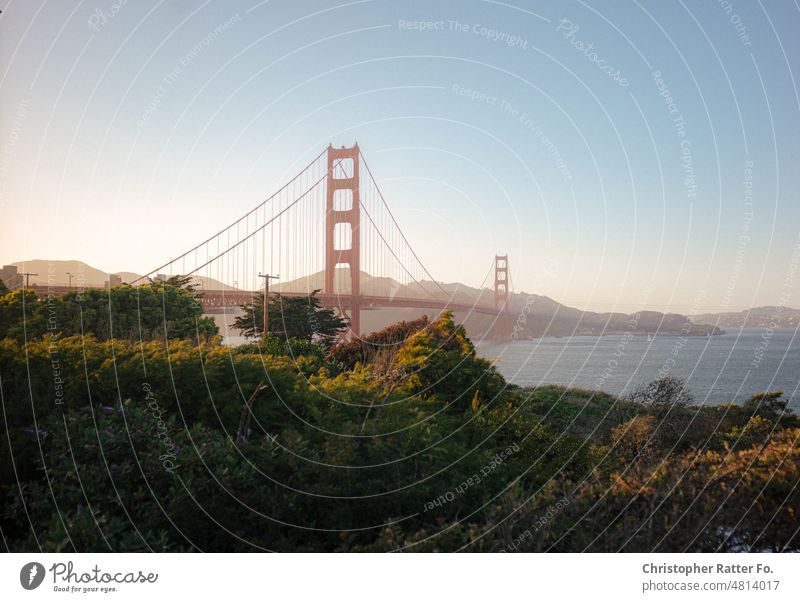 A view of the golden gate bridge in san francisco, california