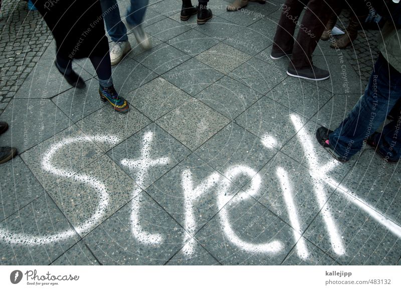 Strike! Education School Work and employment Profession Workplace Economy Industry Trade Services Business Company Team Unemployment Human being Masculine