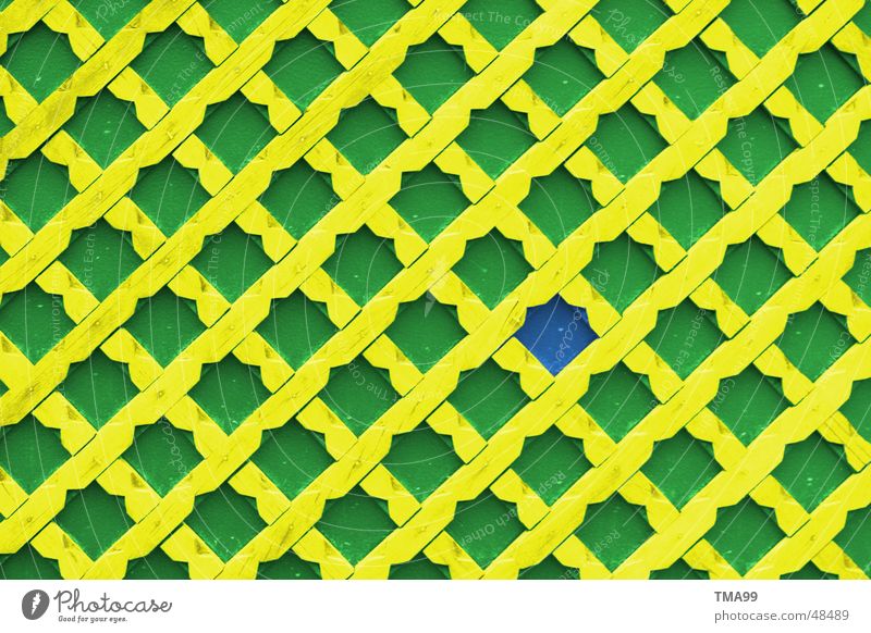 stupid Wall (building) Pattern Yellow Green Background picture Blue hagenbek