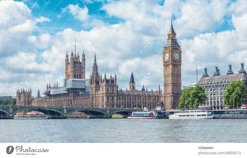 Big Ben and Houses of Parliament, London, UK houses of parliament big ben london england breat britain city westminster palace of westminster thames capital uk