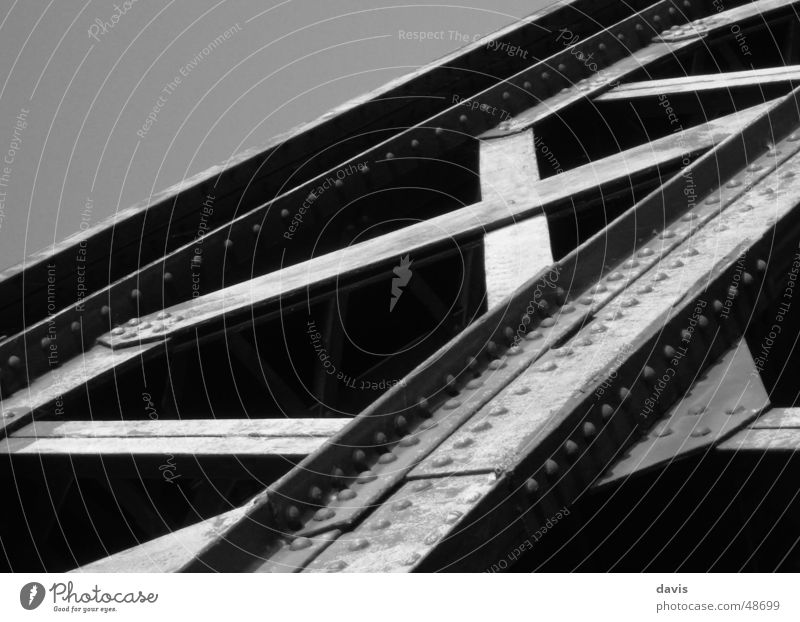 X-Bridge Steel Monochrome Black & white photo